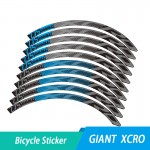 Mountain Bicycle Wheels MTB Rim Decal Stickers for Giant XCR0 27.5